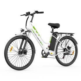 WITAMBIKE C26 PRO 250W Electric Bike with 43Nnm Torque, 36V20AH Battery 100-120km Range (Color: White)